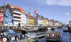 Pretty houses along Nyhavn