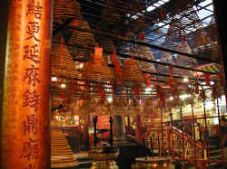At the Man Mo Temple