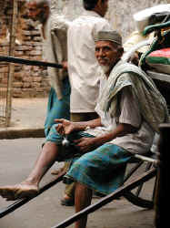 Kolkata - the last bastion of running rickshaws.