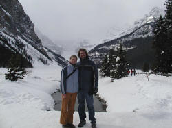 T and me at Lake Louise