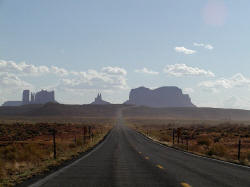 Leaving Monument Valley