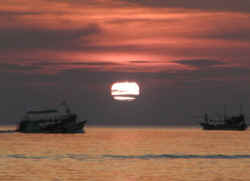 Boats at Sunset (Koh Tao)